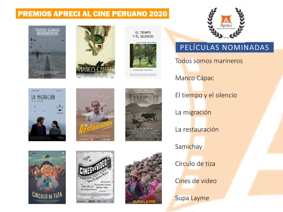 Nominadas premios Apreci 2020